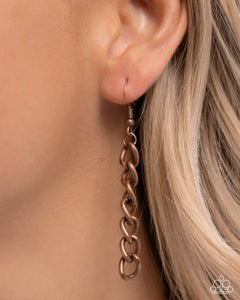 Sunflower Spring - Copper Necklace - Paparazzi Jewelry