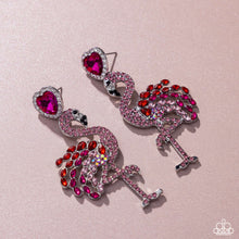 Load image into Gallery viewer, Flamingo Freestyle - Pink Post Earrings - Paparazzi Jewelry
