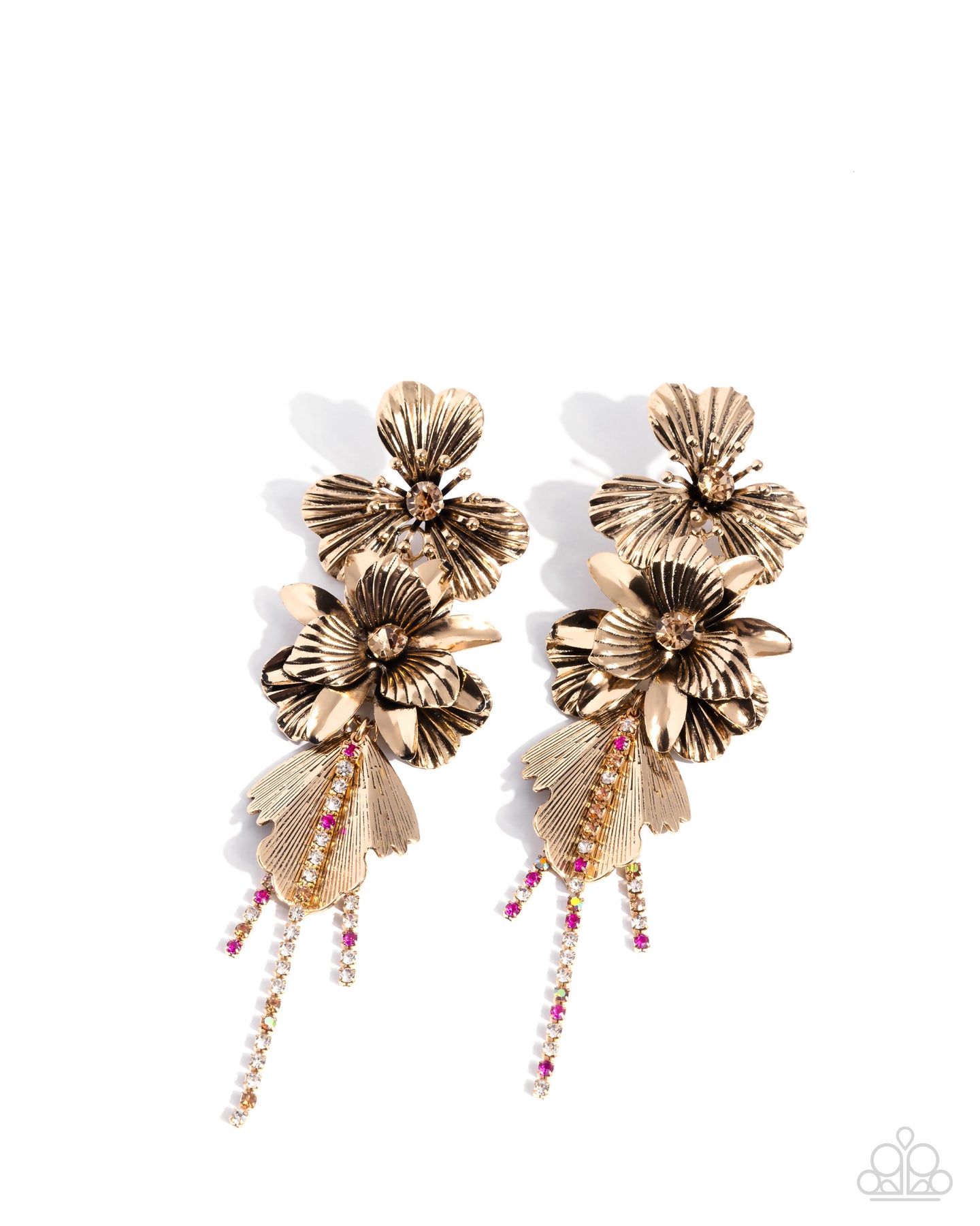 paparazzi-accessories-classical-cadenza-gold-post earrings