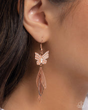 Load image into Gallery viewer, Fairy Dust - Copper Earrings - Paparazzi Jewelry
