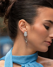 Load image into Gallery viewer, Timeless Tulip - White Post Earrings - Paparazzi Jewelry
