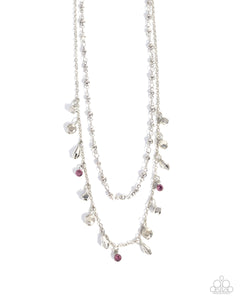paparazzi-accessories-layered-limit-purple-necklace