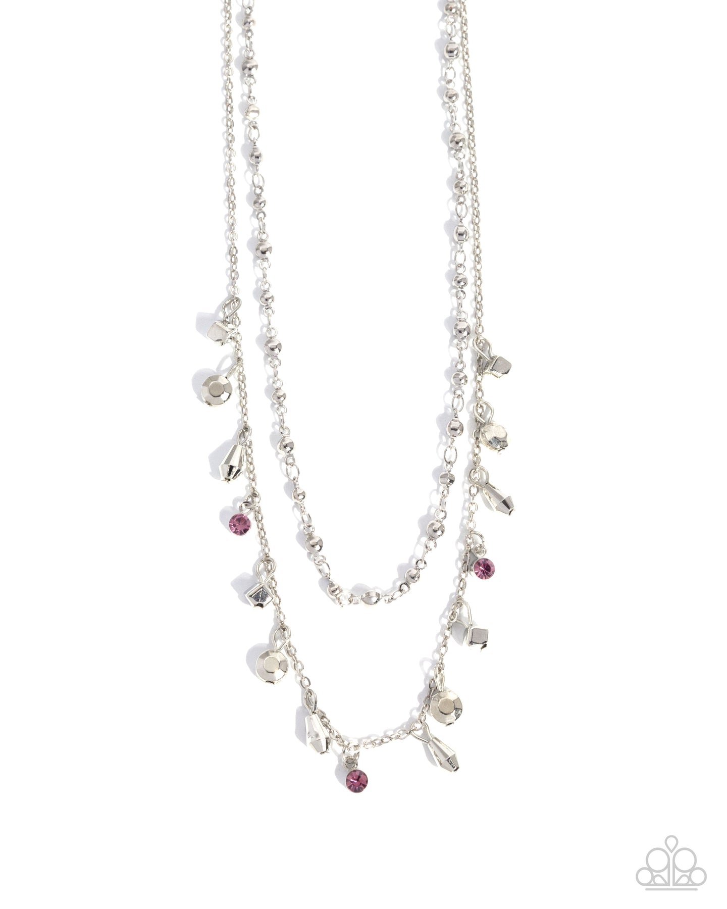 paparazzi-accessories-layered-limit-purple-necklace