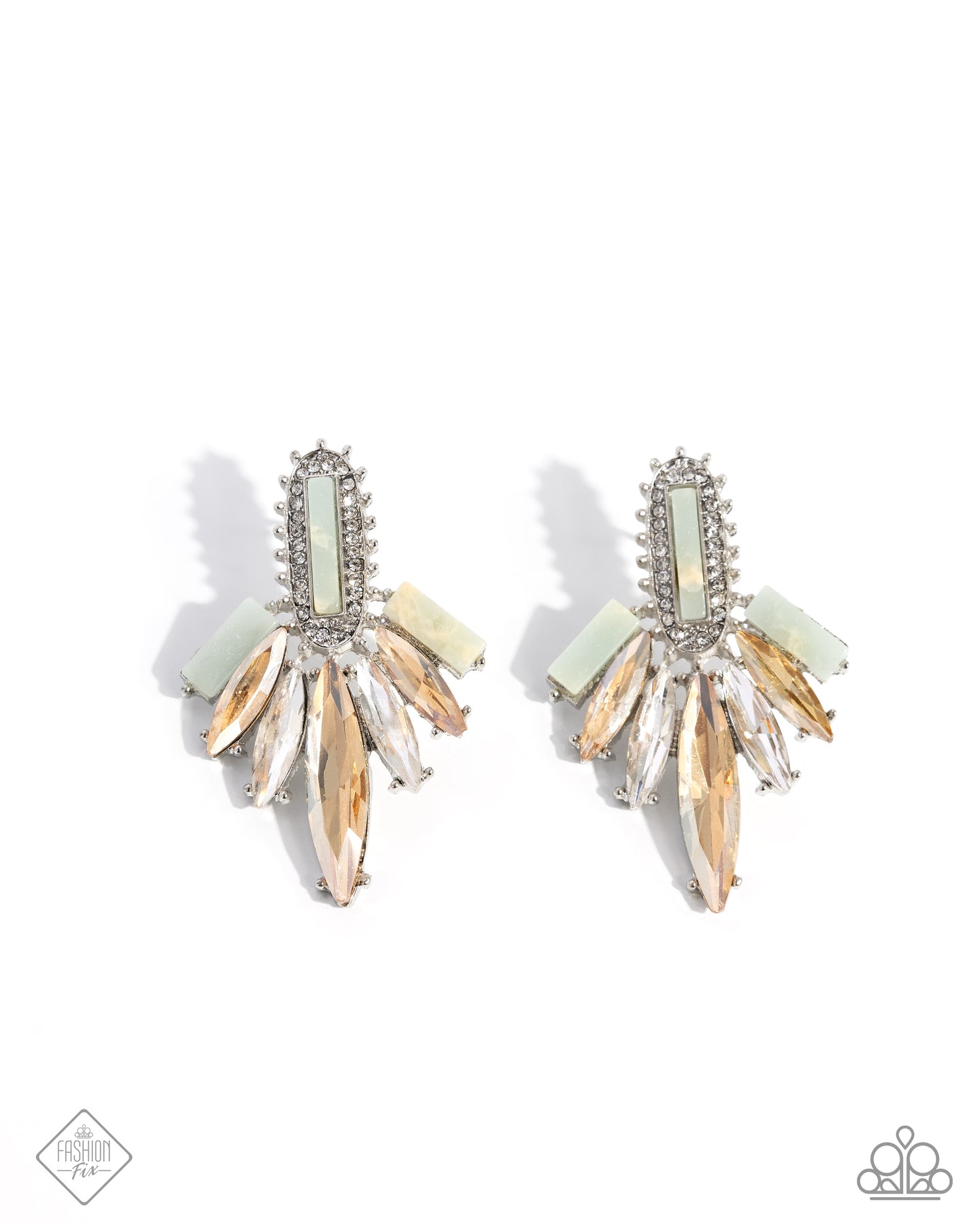 paparazzi-accessories-elegant-excellence-multi-post earrings