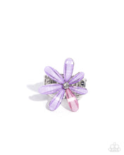 Load image into Gallery viewer, paparazzi-accessories-floral-feasibility-purple-ring
