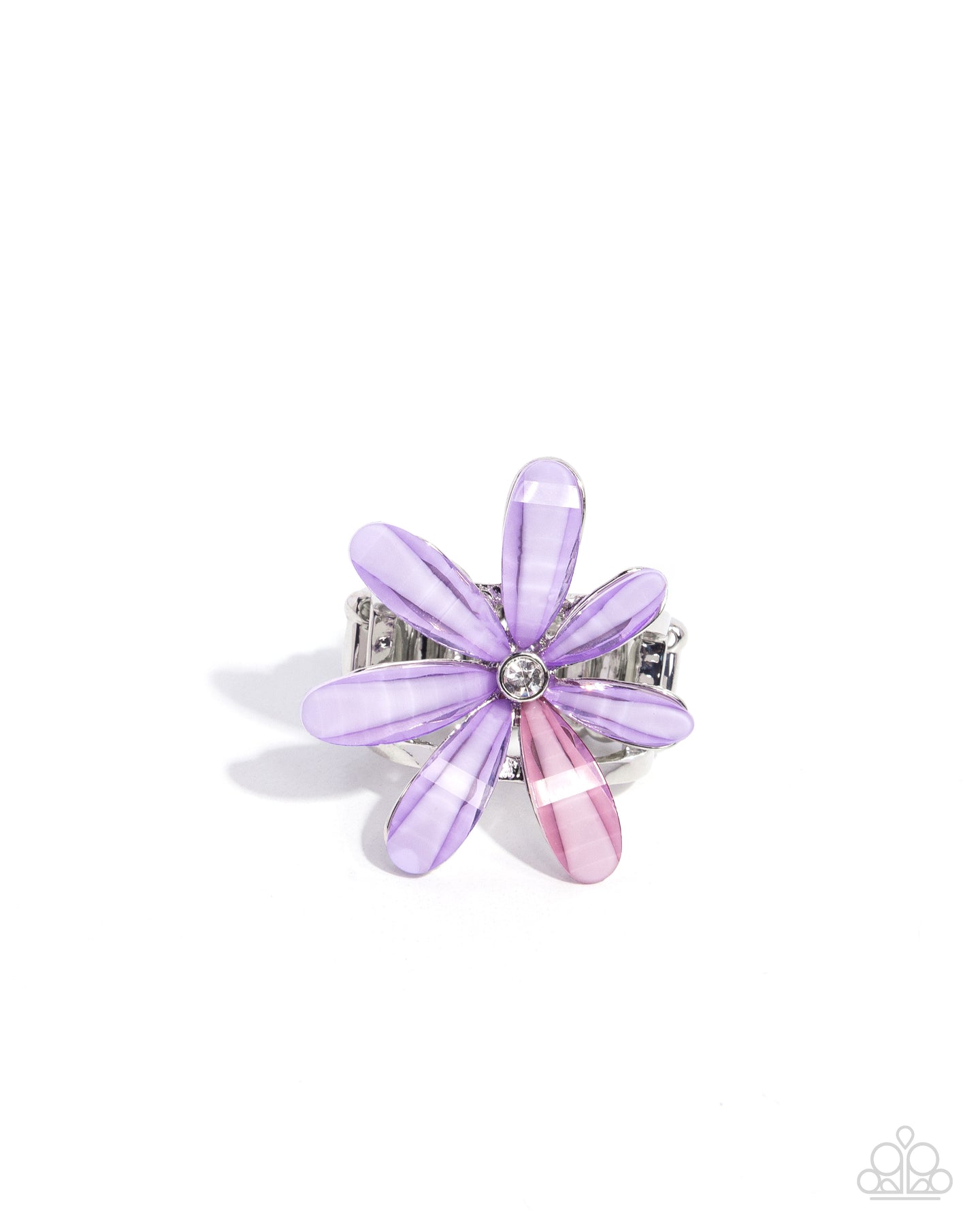 paparazzi-accessories-floral-feasibility-purple-ring