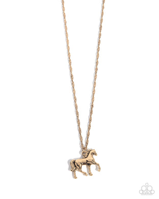 paparazzi-accessories-stallion-statement-gold-necklace