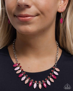 Colorful Citation - Pink Necklace - Paparazzi Jewelry