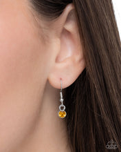 Load image into Gallery viewer, GARDEN My Sparkle - Yellow Necklace - Paparazzi Jewelry
