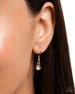Valentines Venture - Gold Necklace - Paparazzi Jewelry