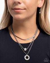 Load image into Gallery viewer, Dominant Dignity - White Necklace - Paparazzi Jewelry
