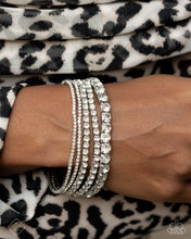 Load image into Gallery viewer, Persistent Pizzazz - White Bracelet - Paparazzi Jewelry
