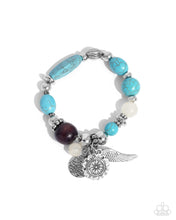 Load image into Gallery viewer, paparazzi-accessories-earthy-eclecticism-blue-bracelet
