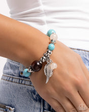 Load image into Gallery viewer, Earthy Eclecticism - Blue Bracelet - Paparazzi Jewelry

