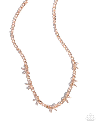 paparazzi-accessories-bow-the-knee-rose-gold