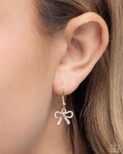 Load image into Gallery viewer, BOW the Knee - Rose Gold Necklace - Paparazzi Jewelry
