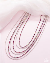 Load image into Gallery viewer, Pronged Purpose - Pink Necklace - Paparazzi Jewelry
