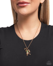 Load image into Gallery viewer, Flashy Tree Frog - Multi Necklace - Paparazzi Jewelry
