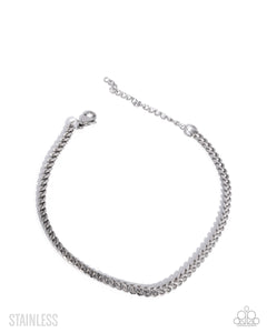 paparazzi-accessories-macho-moment-silver-mens necklace