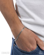 Load image into Gallery viewer, Macho Moment - Silver Mens Necklace - Paparazzi Jewelry
