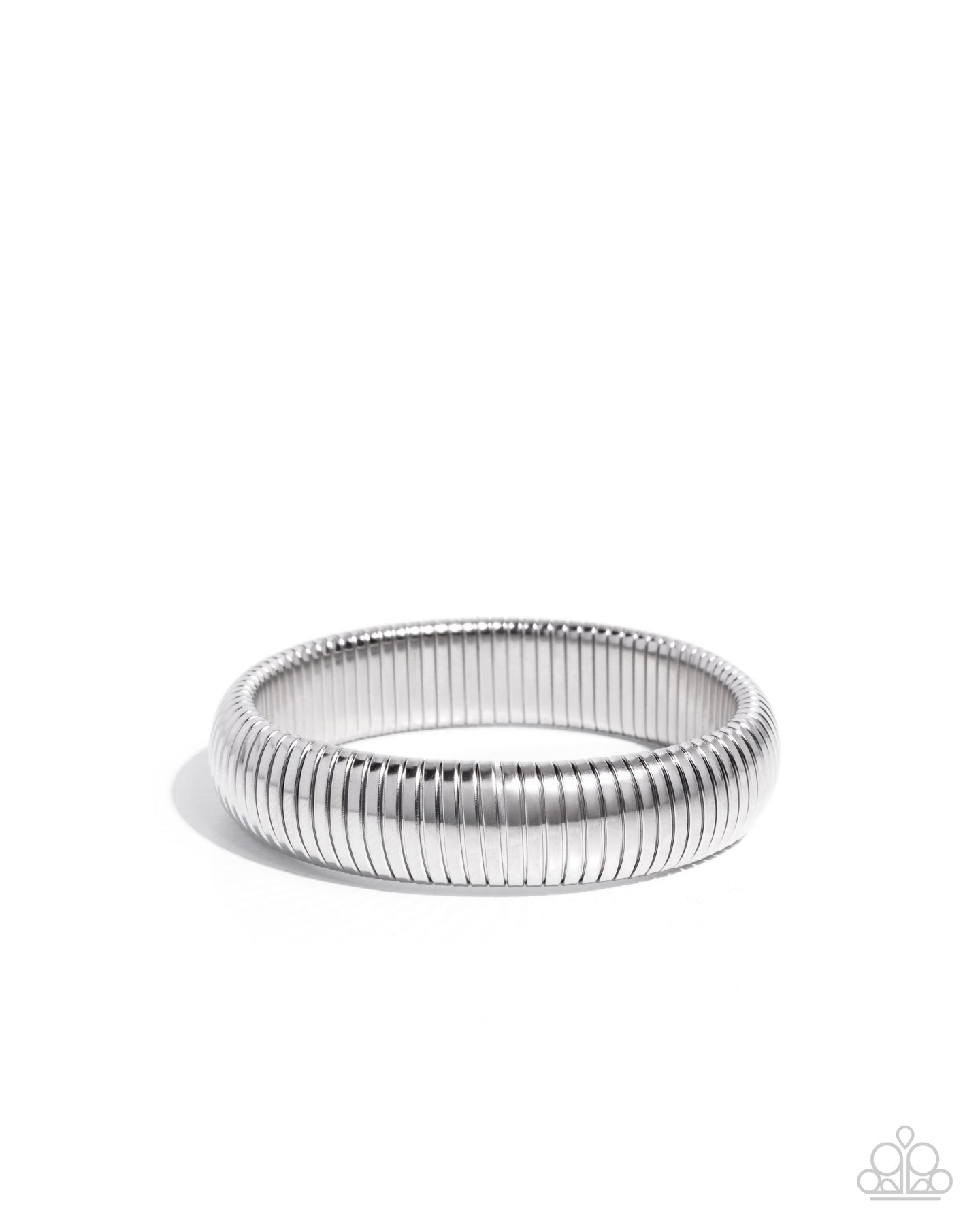 paparazzi-accessories-flashy-fringe-silver-bracelet