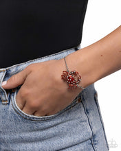 Load image into Gallery viewer, CRAB Walk - Red Bracelet - Paparazzi Jewelry
