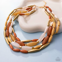 Load image into Gallery viewer, Milky Mambo - Brown Necklace - Paparazzi Jewelry

