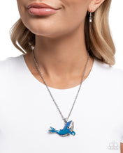 Load image into Gallery viewer, Whale Watching - Blue Necklace - Paparazzi Jewelry

