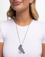 Load image into Gallery viewer, Radiant Raven - Blue Necklace - Paparazzi Jewelry
