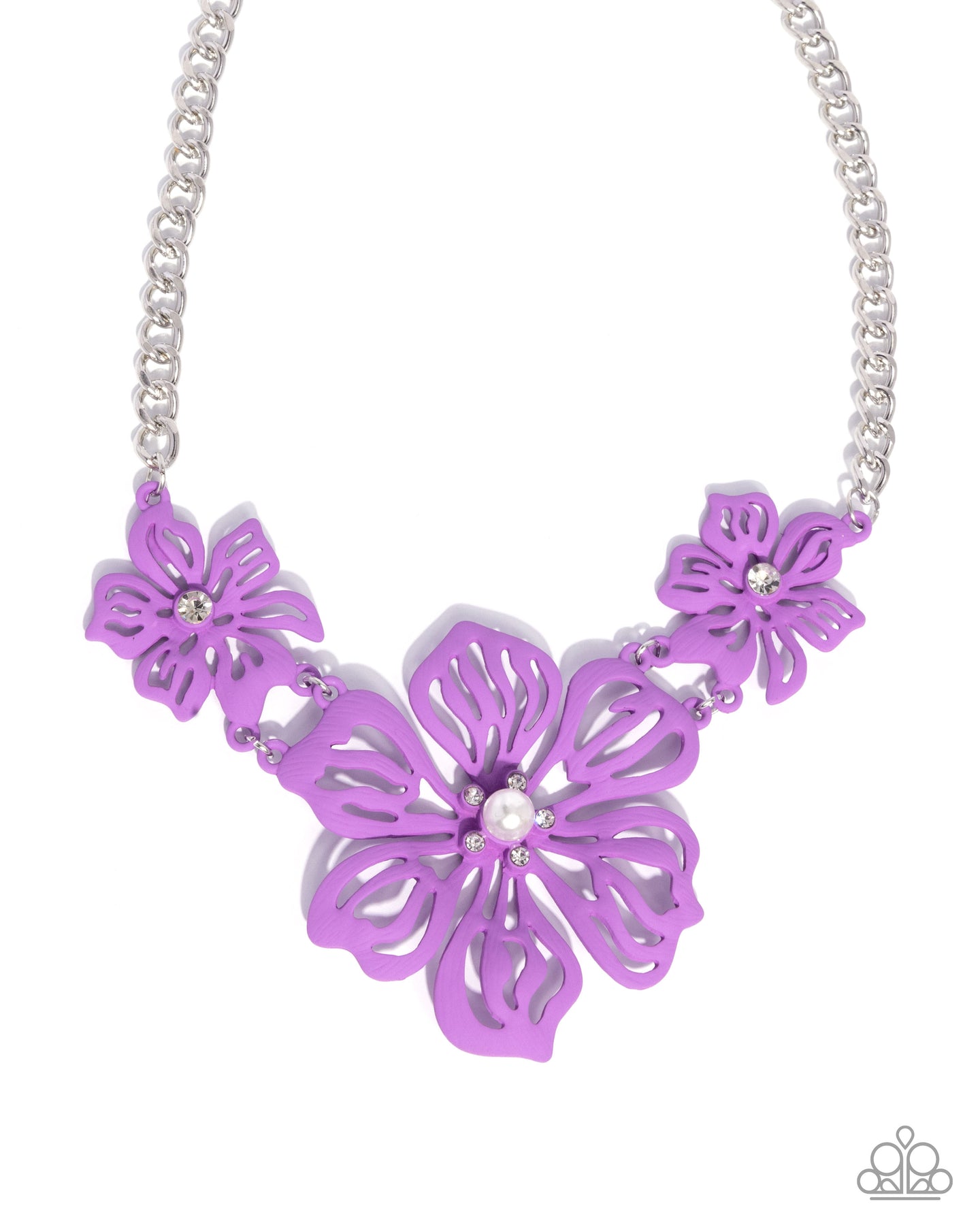 paparazzi-accessories-floral-fandom-purple-necklace