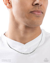 Load image into Gallery viewer, Reasonable Rope - Silver Mens Necklace - Paparazzi Jewelry
