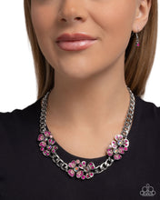 Load image into Gallery viewer, Fairy Florals - Pink Necklace - Paparazzi Jewelry
