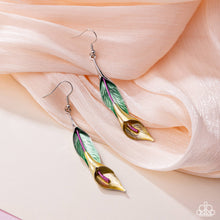 Load image into Gallery viewer, Tulip Tutor - Yellow Earrings - Paparazzi Jewelry
