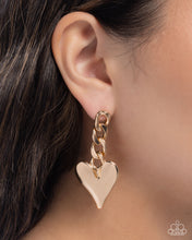 Load image into Gallery viewer, Mechanic Match - Gold Post Earrings - Paparazzi Jewelry
