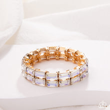 Load image into Gallery viewer, Symmetrical Statement - Yellow Bracelet - Paparazzi Jewelry
