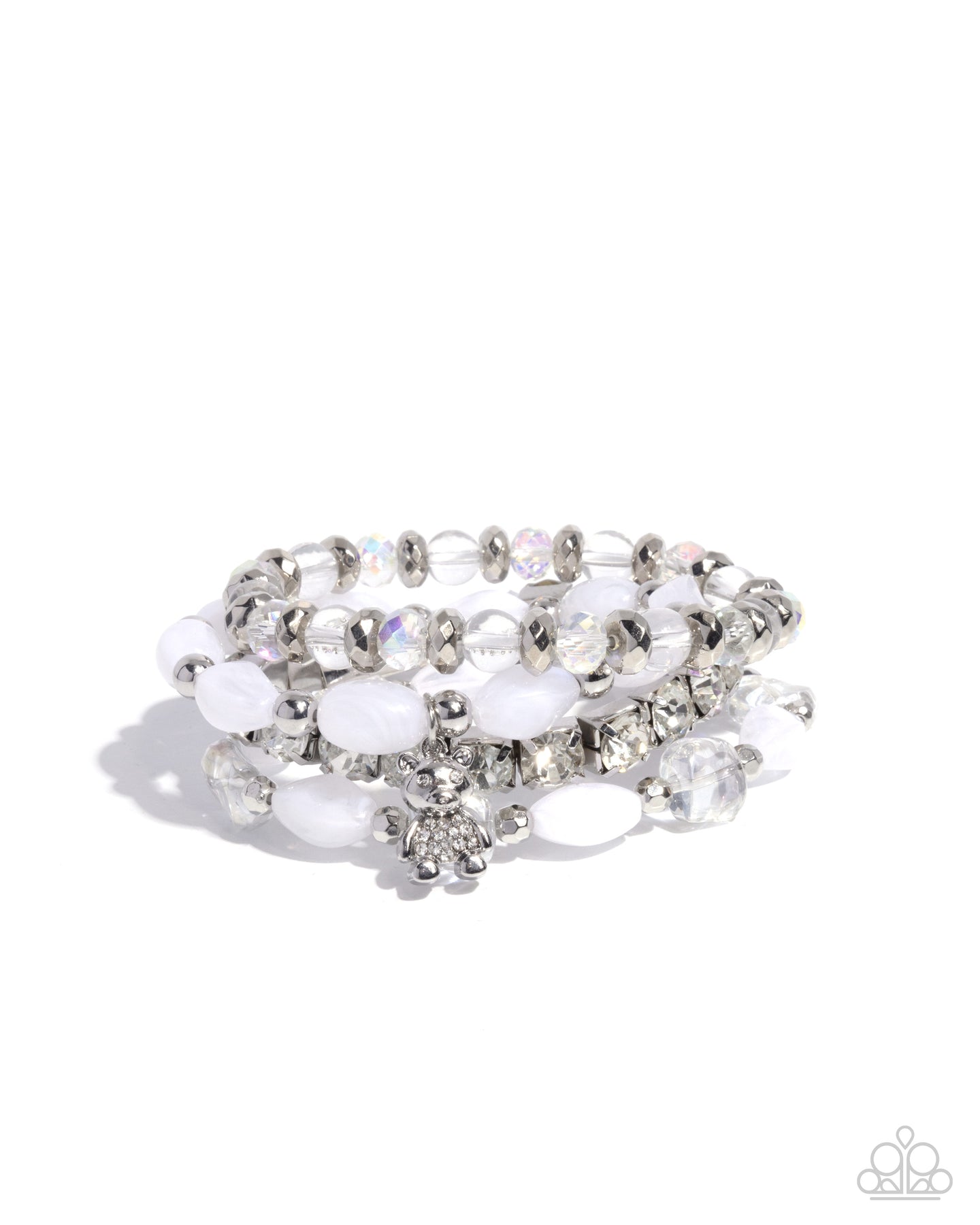 paparazzi-accessories-bewitching-bear-white-bracelet