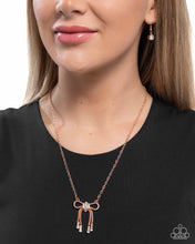 Load image into Gallery viewer, Coquette Celebrity - Copper Necklace - Paparazzi Jewelry
