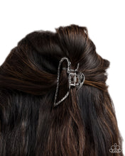 Load image into Gallery viewer, Heartfelt Hint - Silver Hair Clip - Paparazzi Jewelry
