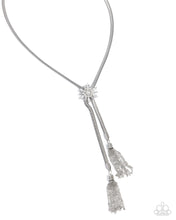 Load image into Gallery viewer, paparazzi-accessories-snowflake-season-white-necklace
