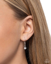 Load image into Gallery viewer, Snowflake Season - White Necklace - Paparazzi Jewelry
