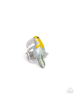 paparazzi-accessories-twinkling-toucan-yellow-ring