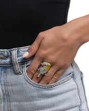 Load image into Gallery viewer, Twinkling Toucan - Yellow Ring - Paparazzi Jewelry
