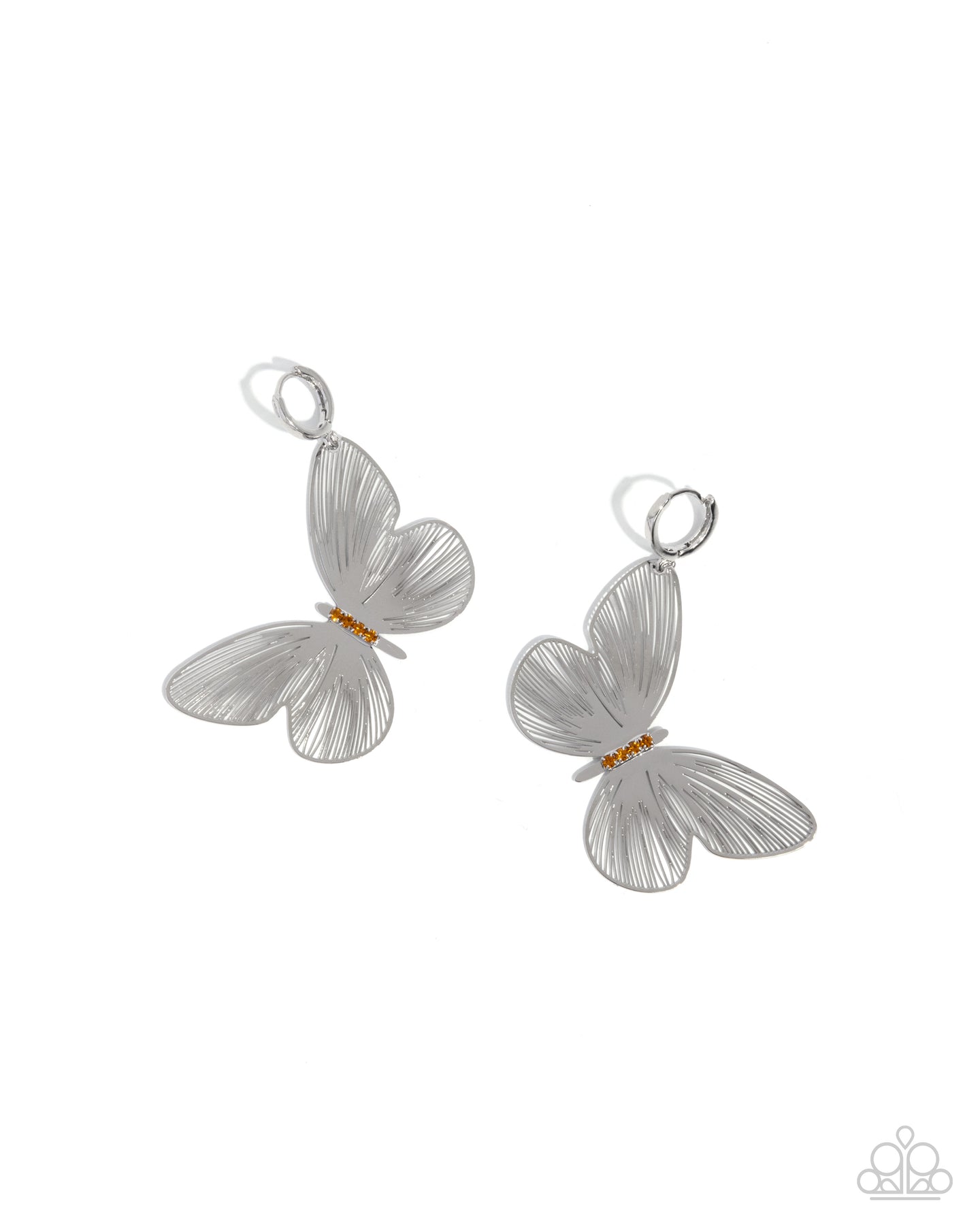 paparazzi-accessories-fluttering-folk-orange-earrings