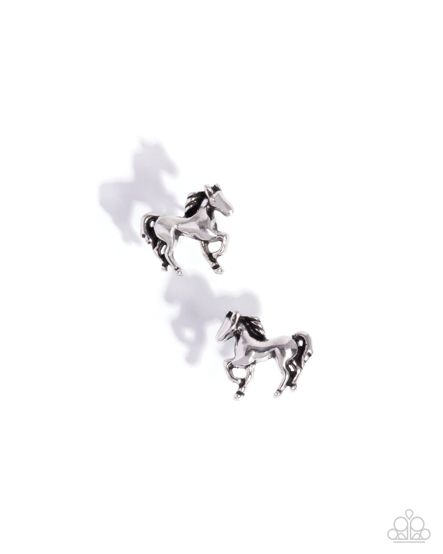 paparazzi-accessories-stallion-selfie-silver-post earrings
