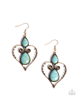 paparazzi-accessories-selfless-stones-gold-earrings