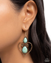 Load image into Gallery viewer, Selfless Stones - Gold Earrings - Paparazzi Jewelry
