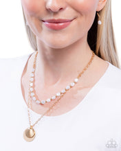 Load image into Gallery viewer, Together Again - Gold Necklace - Paparazzi Jewelry
