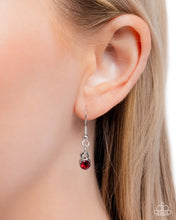 Load image into Gallery viewer, Floral Figurehead - Red Necklace - Paparazzi Jewelry
