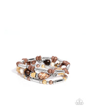 Load image into Gallery viewer, paparazzi-accessories-flashy-fiction-brown-bracelet
