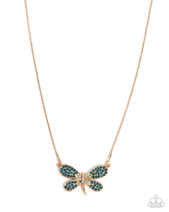 paparazzi-accessories-dragonfly-direction-gold-necklace